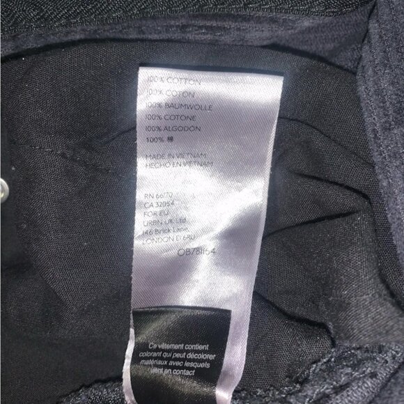 BDG Urban Outfitters Corduroy Pants Size 24 Charcoal Grey High-Rise Mom Tapered - Picture 11 of 12